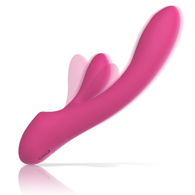 INTENSE - LUIGI VIBRATORE RABBIT SILICONE LIQUIDO ROSA