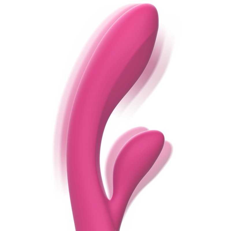 INTENSE - LUIGI VIBRATORE RABBIT SILICONE LIQUIDO ROSA