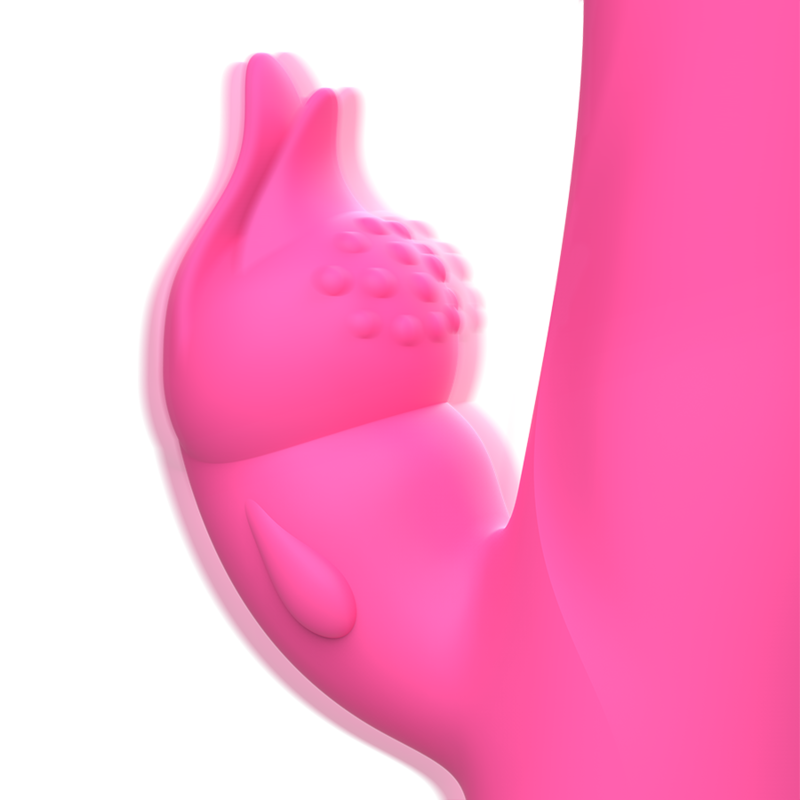 INTENSE - JULIO RABBIT VIBRATORE IN SILICONE ROSA