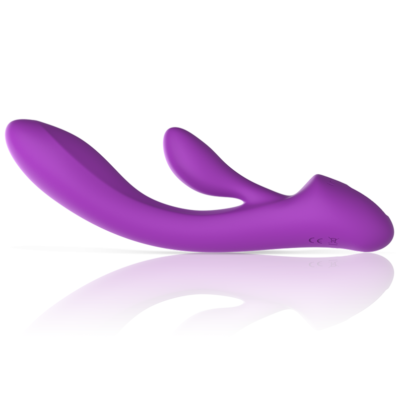 INTENSE - LUIGI VIBRATORE RABBIT SILICONE LIQUIDO VIOLA
