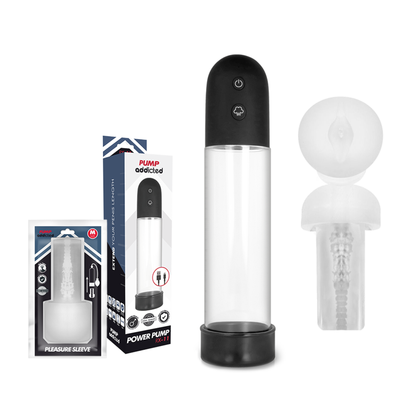 PUMP ADDICTED - RX11 POMPA AUTOMATICA POTENZIAMENTO PENE CON MASTURBATORE