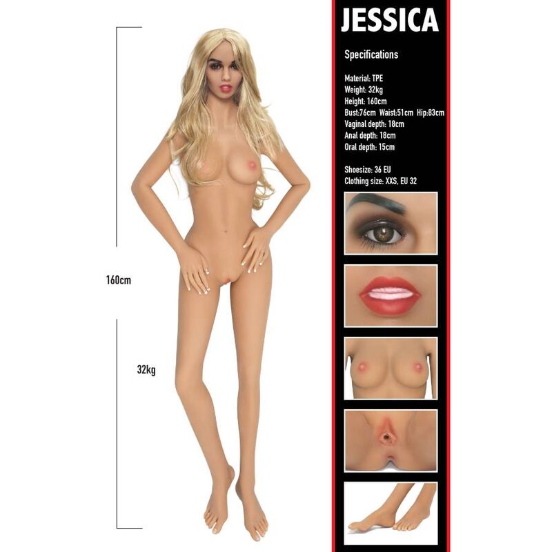 HIDDEN DESIRE - JESSICA BAMBOLA REALISTICA