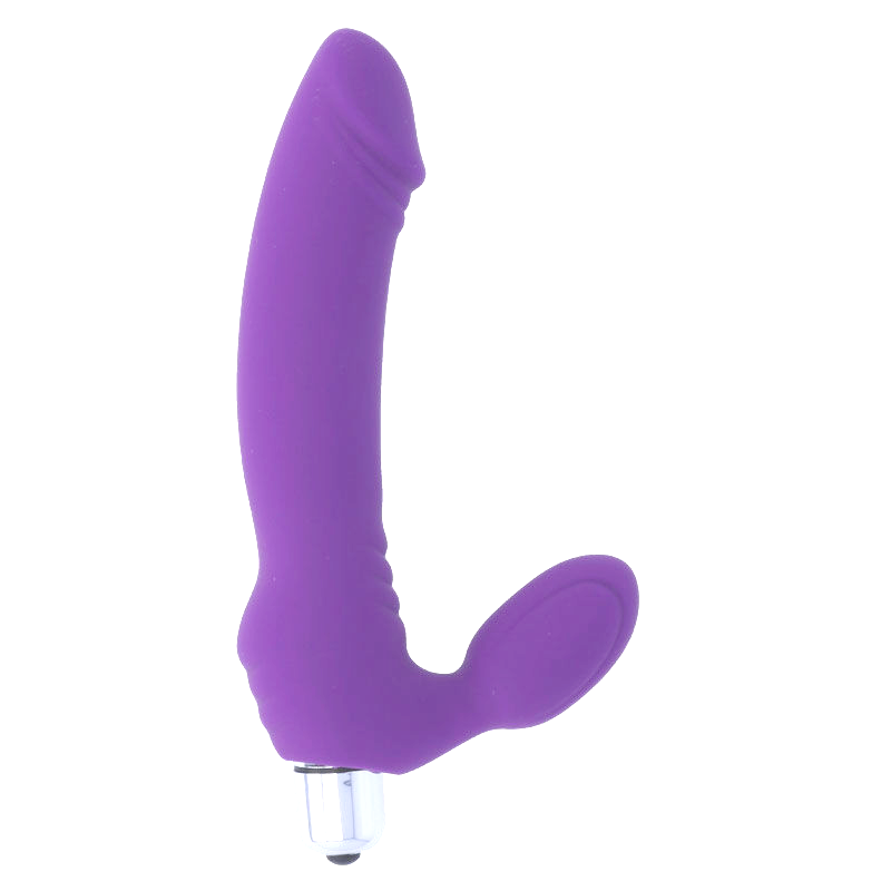 INTENSE - SUGAR STRAPON DILDO VIBRANTE SETTE VELOCITÀ IN SILICONE VIOLA