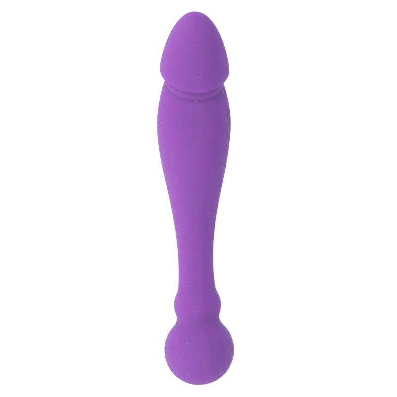 INTENSE - RICK MASSAGGIATORE DOPPIO IN SILICONE LILLA