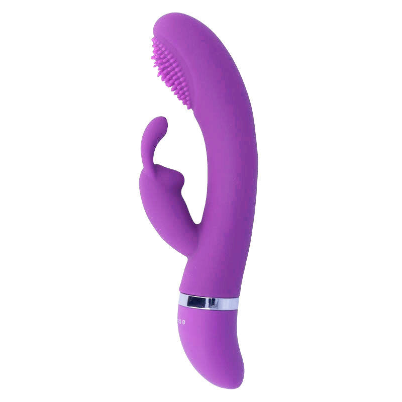 INTENSE - SUSY VIBRATORE OSCILLANTE IN SILICONE CON RABBIT LILLA