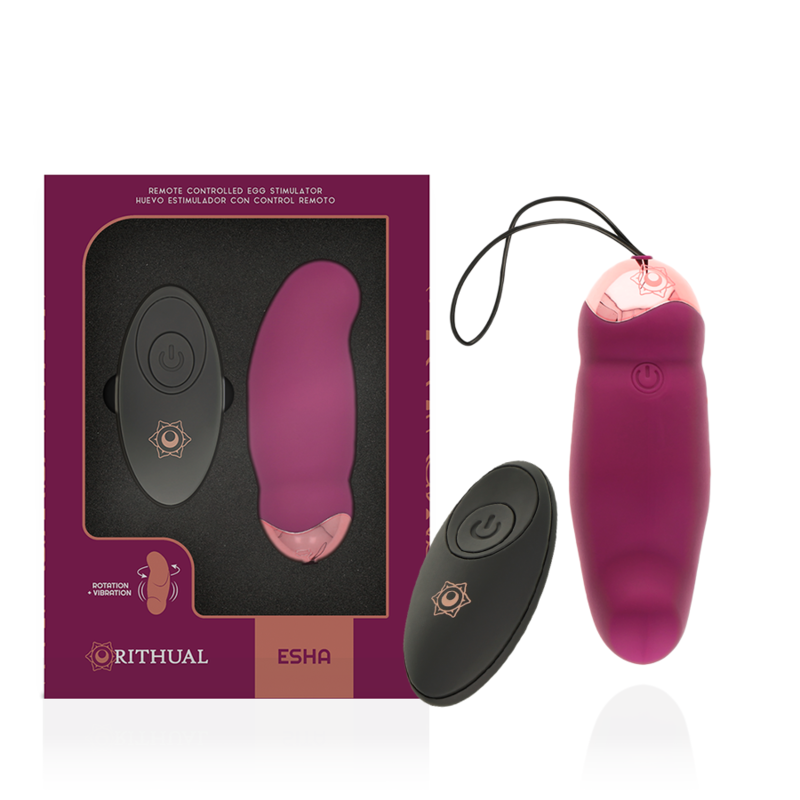 RITHUAL - ESHA OVETTO ROTAZIONE + VIBRAZIONE CON TELECOMANDO