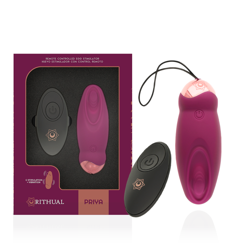 RITHUAL - PRIYA OVETTO VIBRANTE PUNTO G CON TELECOMANDO