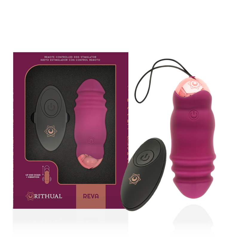 RITHUAL - REVA OVETTO MOVIMENTO DI SPINTA UP AND DOWN + VIBRAZIONE CON TELECOMANDO