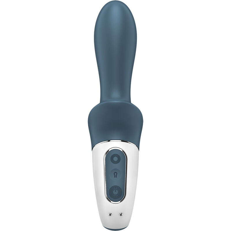 SATISFYER - AIR PUMP BOOTY 2 VIBRATORE ANALE GONFIABILE GRIGIO SCURO
