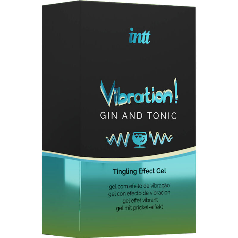 INTT - GEL LIQUIDO VIBRANTE STIMOLANTE INTIMO AROMA GIN E TONIC 15ML