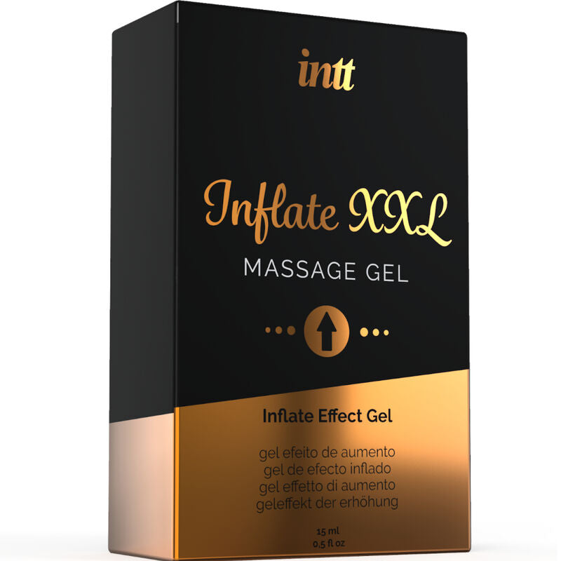 INTT - GEL INTIMO INFLATE XXL PER AUMENTARE L'EREZIONE E LE DIMENSIONI DEL PENE 15 ML