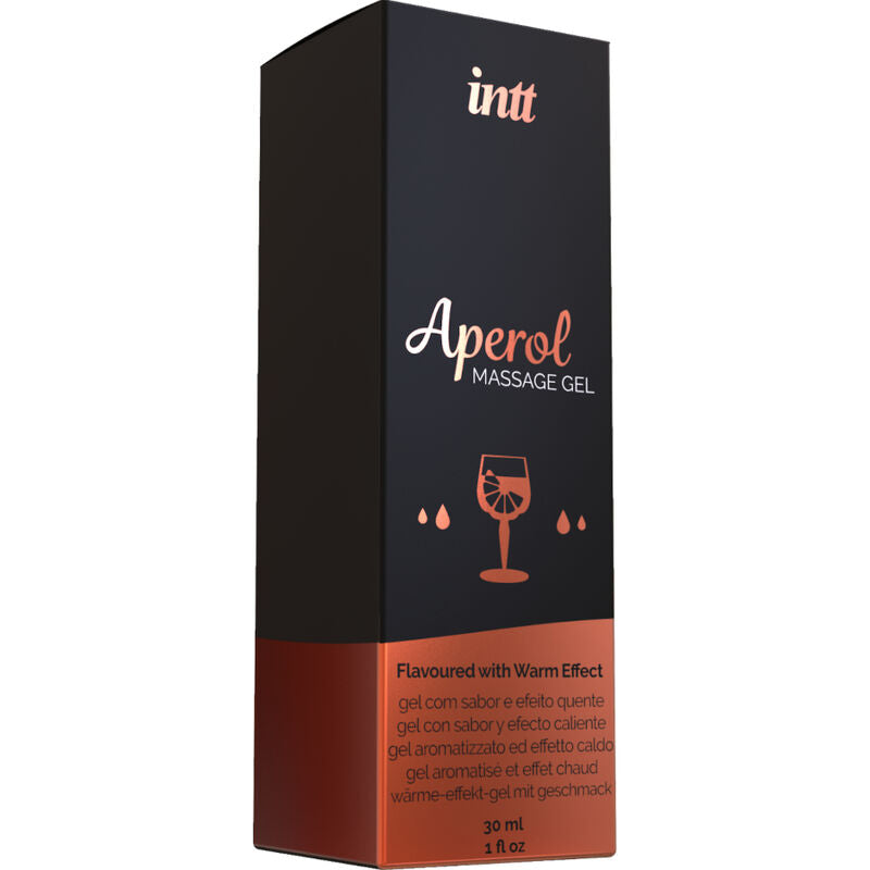 INTT - GEL DA MASSAGGIO CON EFFETTO RISCALDANTE AROMA APEROL