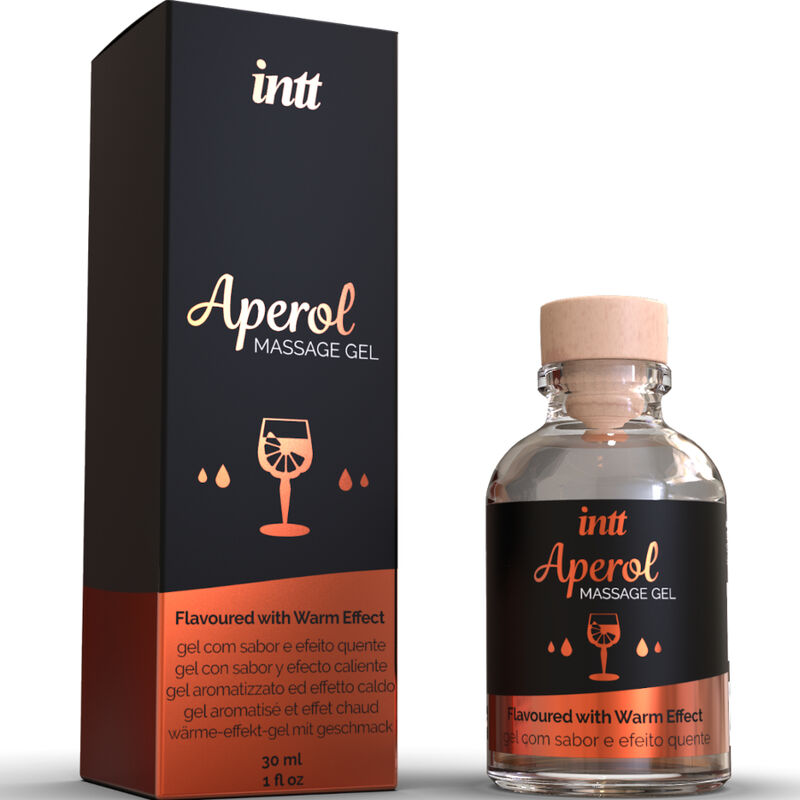 INTT - GEL DA MASSAGGIO CON EFFETTO RISCALDANTE AROMA APEROL