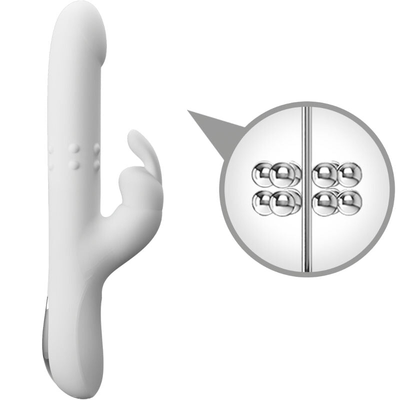 PRETTY LOVE - REESE VIBRATORE CON ROTAZIONE COLOR ARGENTO