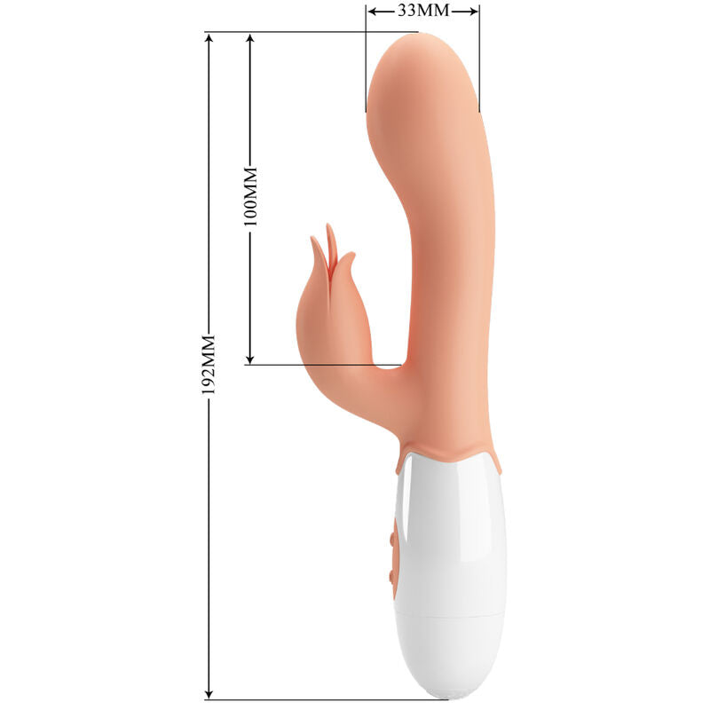 PRETTY LOVE - BLOODY MARY VIBRATORE CON STIMOLATORE CLITORIDE