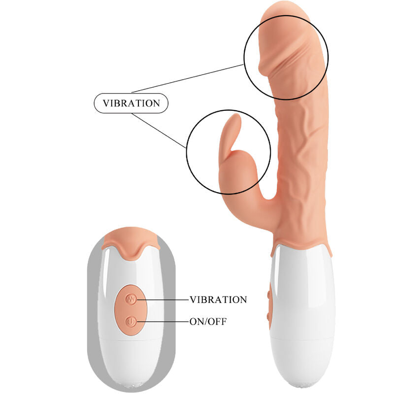 PRETTY LOVE - EASTER BUNNY VIBRATORE CON STIMOLATORE