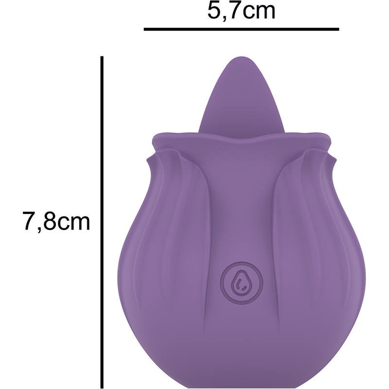 INTENSE - VIOLET STIMOLATORE CLITORIDE 10 VIBRAZIONI LILLA