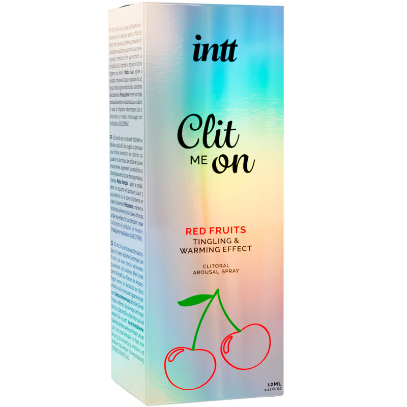 INTT RELEASES - CLIT ME ON SPRAY PER CLITORIDE AI FRUTTI ROSSI 12 ML