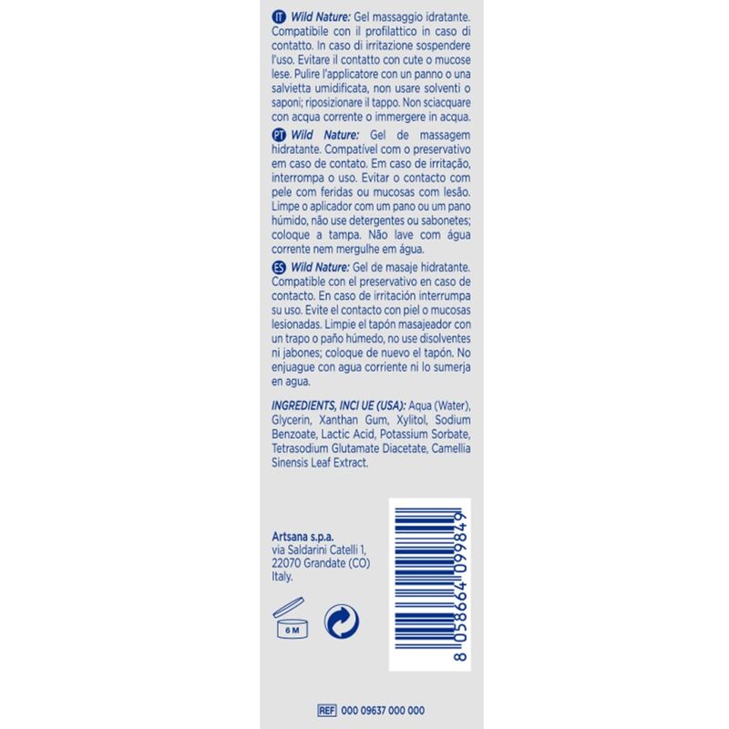 CONTROL - WILD NATURE GEL DA MASAGGIO 3 EN 1 200 ML