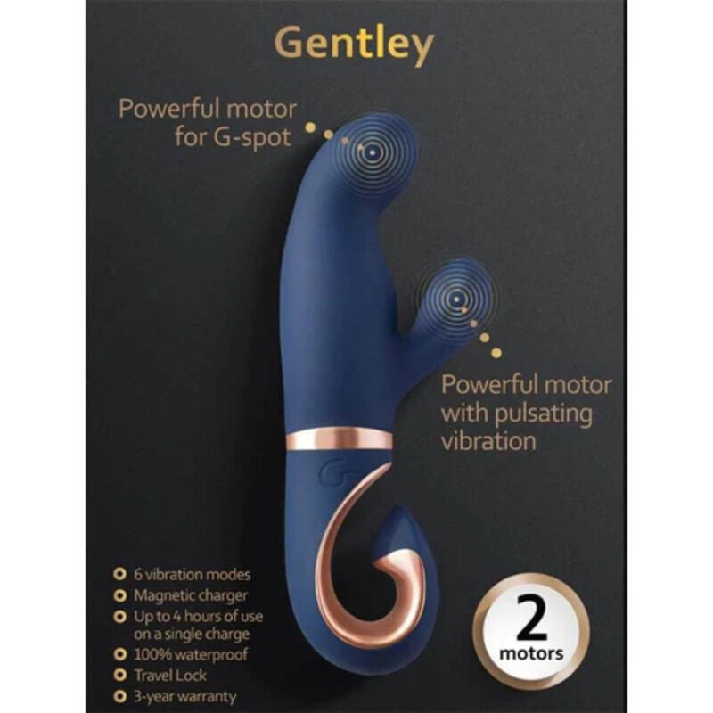 G-VIBE - GENTLEY VIBRATORE PUNTO G BLU CARAIBICO