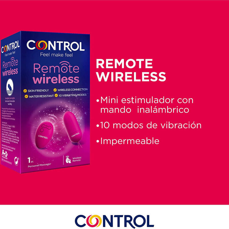 CONTROL- REMOTE WIRELESS MASSAGGIATORE CON TELECOMANDO