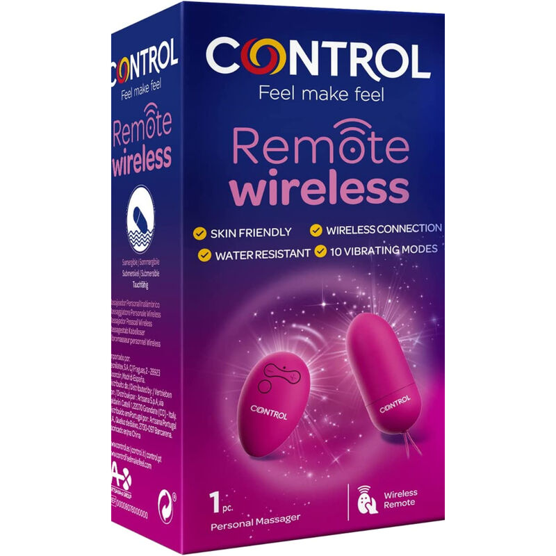 CONTROL- REMOTE WIRELESS MASSAGGIATORE CON TELECOMANDO