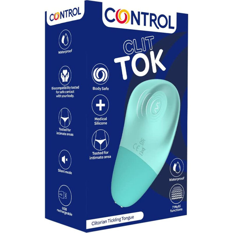 CONTROL - CLIT TOK STIMOLATORE CLITORIDEO RICARICABILE