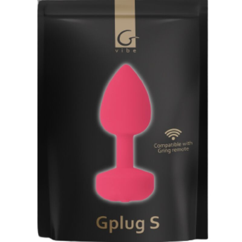 G-VIBE - FUNTOYS GPLUG PLUG ANALE VIBRANTE RICARICABILE PICCOLO ROSA NEON 3CM