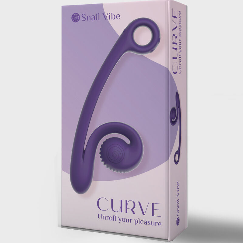 SNAIL VIBE - VIBRATORE CURVO STIMOLATORE PUNTO G ROSA