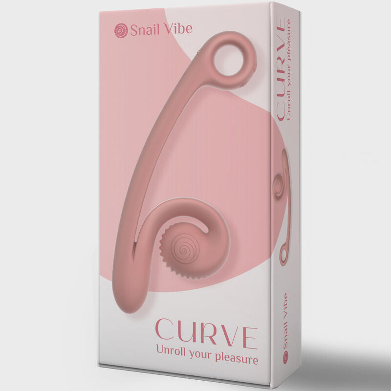SNAIL VIBE - VIBRATORE CURVO STIMOLATORE PUNTO G ROSA