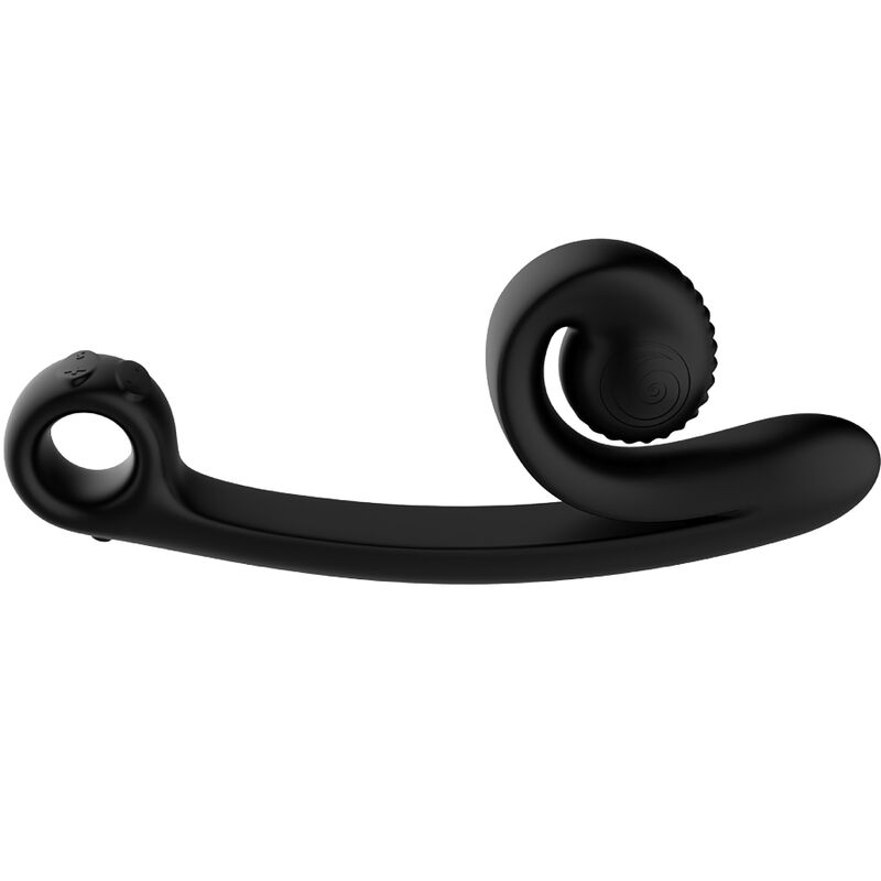 SNAIL VIBE - VIBRATORE CURVO STIMOLATORE PUNTO G NERO