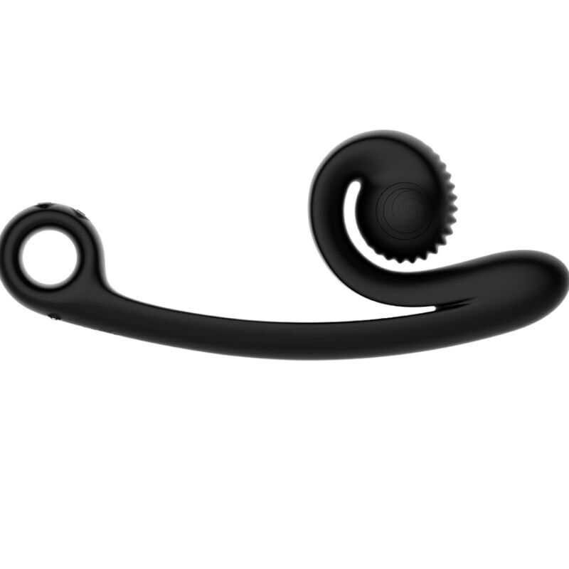 SNAIL VIBE - VIBRATORE CURVO STIMOLATORE PUNTO G NERO