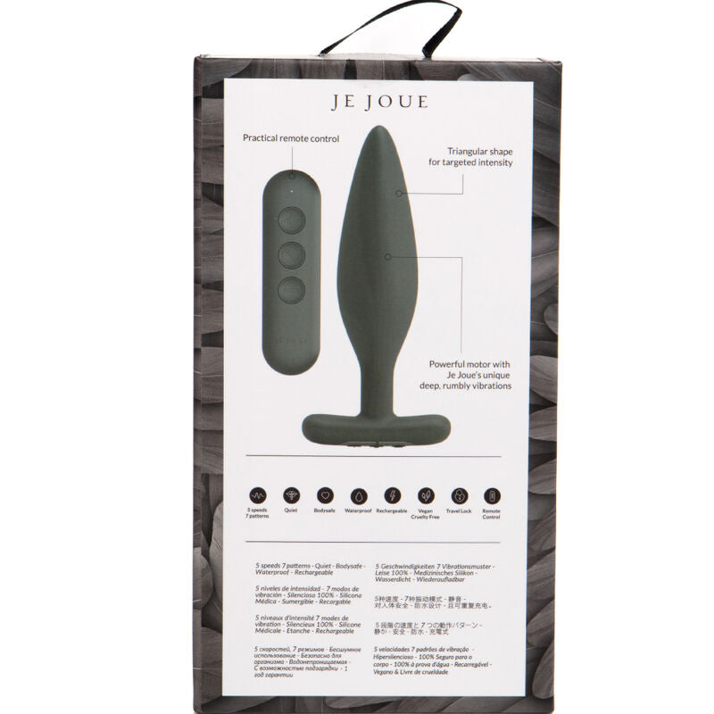 JE JOUE - EGON PLUG VIBRATORE ANALE NERO