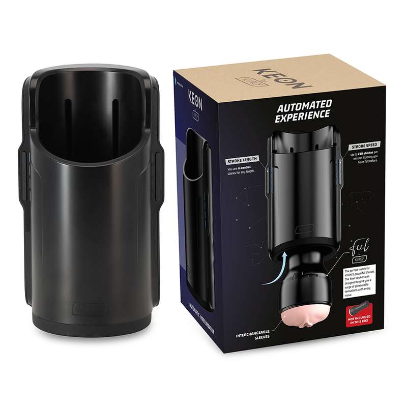KIIROO - KEON + MASTURBATORE FEEL NICOLETTE SHEA + LUBRIFICANTE DI QUALITÀ ACQUA 50 ML