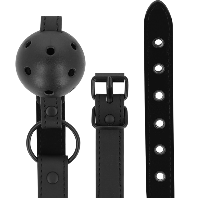 INTENSO - BALL GAG IN PELLE VEGANA FETISH