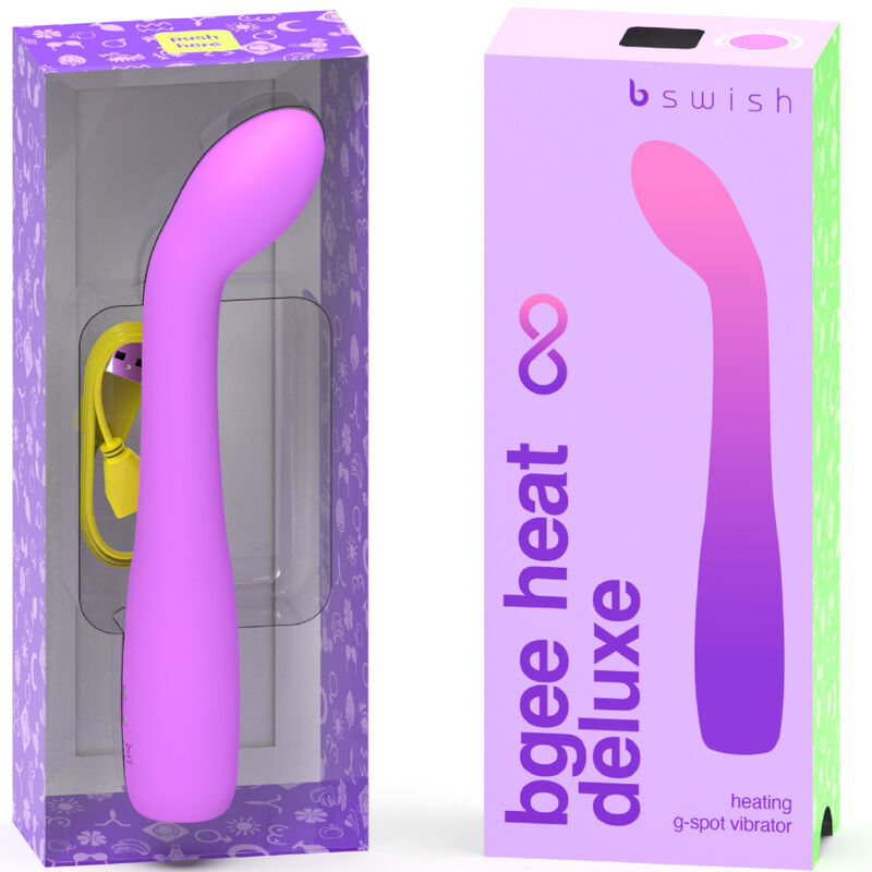 B SWISH - BGEE HEAT INFINITE DELUXE VIBRATORE RISCALDANTE IN SILICONE LAVANDA
