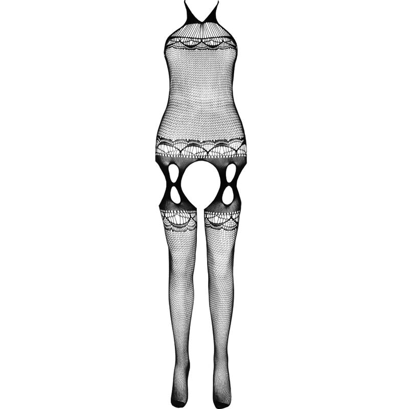 PASSION - BODYSTOCKING DONNA ECO BS006 NERO TAGLIA UNICA