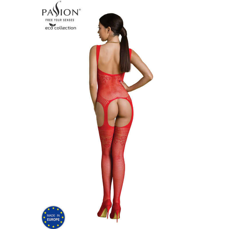 PASSIONE - COLLEZIONE ECO BODYSTOCKING ECO BS008 NEGRO