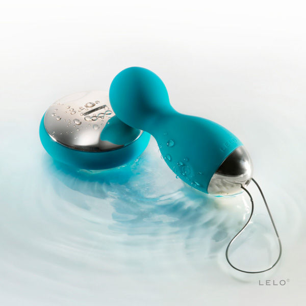 LELO - HULA PALLINE ROTANTI E VIBRANTI AZZURRE CON TELECOMANDO