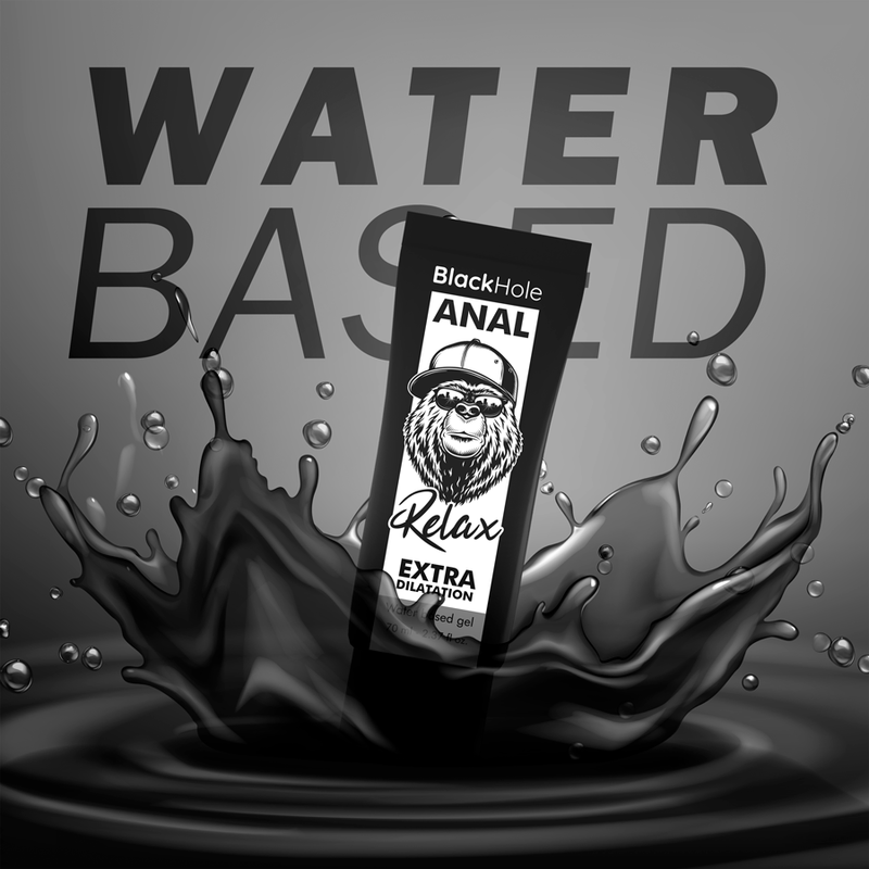 BLACK HOLE - GEL DILATAZIONE ANALE A BASE D'ACQUA 70 ML