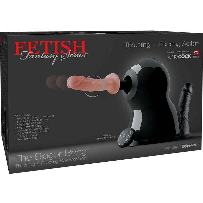 FETISH FANTASY SERIES - BIGGER BANG MACCHINA DEL SESSO CON ROTAZIONE E SPINTA