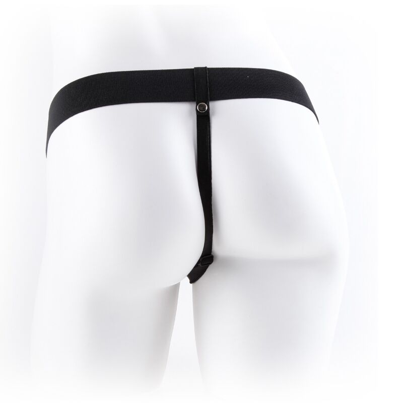 FETISH FANTASY SERIES - HARNESS REGOLABILE CON DILDO REALISTICO 28 CM