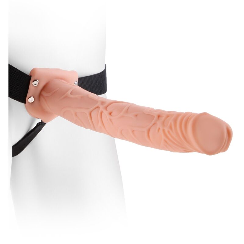 FETISH FANTASY SERIES - HARNESS REGOLABILE CON DILDO REALISTICO 28 CM