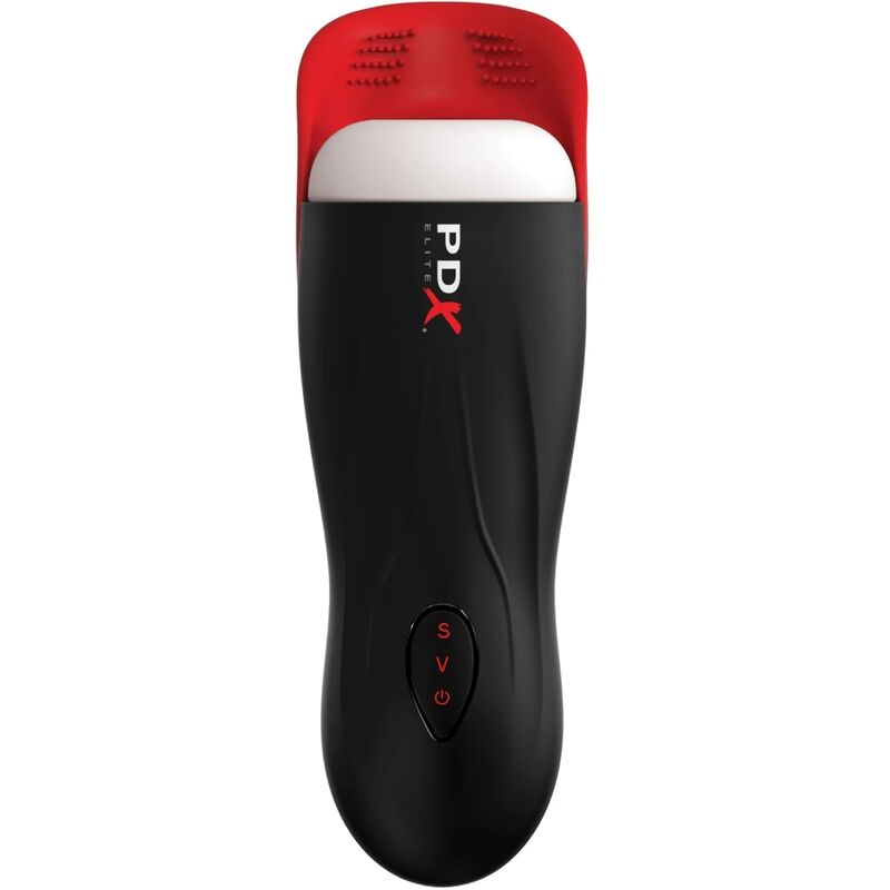 PDX ELITE - FAP-O-MATIC PRO MASTURBATORE CON BASE PER TESTICOLI