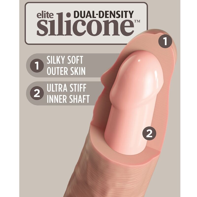 KING COCK - ELITE DILDO REALISTICO IN SILICONE 20,3 CM