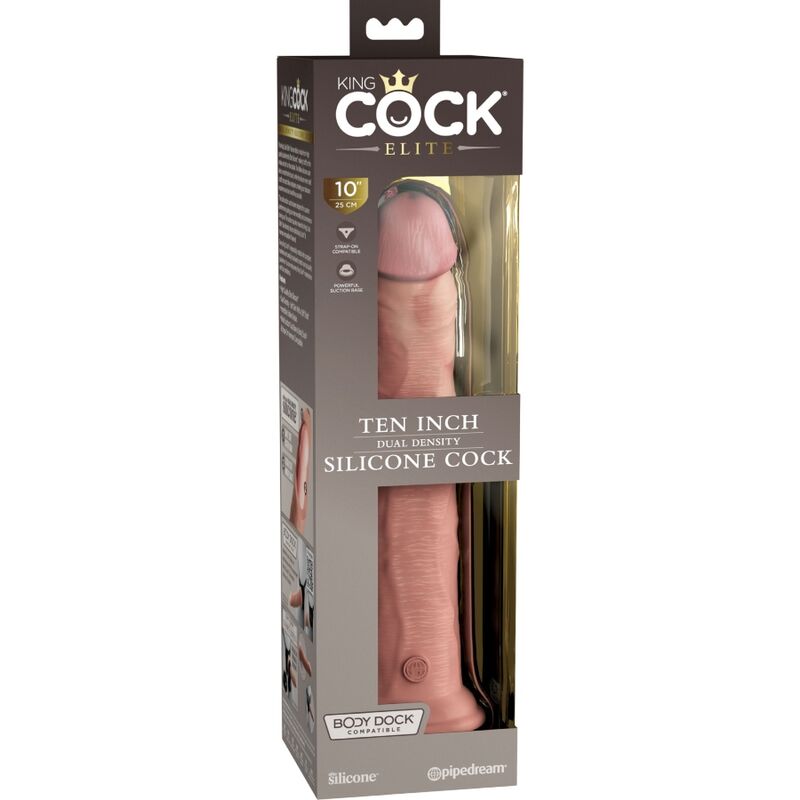 KING COCK - DILDO REALISTICO IN SILICONE ELITE 25,4 CM