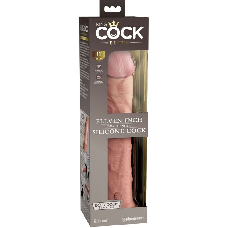 KING COCK - DILDO REALISTICO IN SILICONE ELITE 28 CM