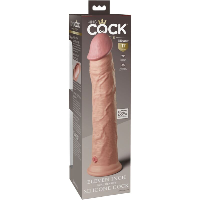 KING COCK - DILDO REALISTICO IN SILICONE ELITE 28 CM