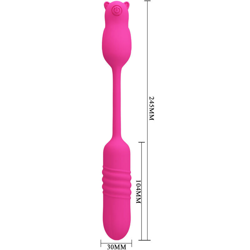 PRETTY LOVE - NOBIKUMA BULLET VIBRANTE IN SILICONE ROSA
