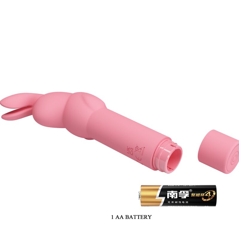 PRETTY LOVE - GERARDO VIBRATORE IN SILICONE CON RABBIT ROSA